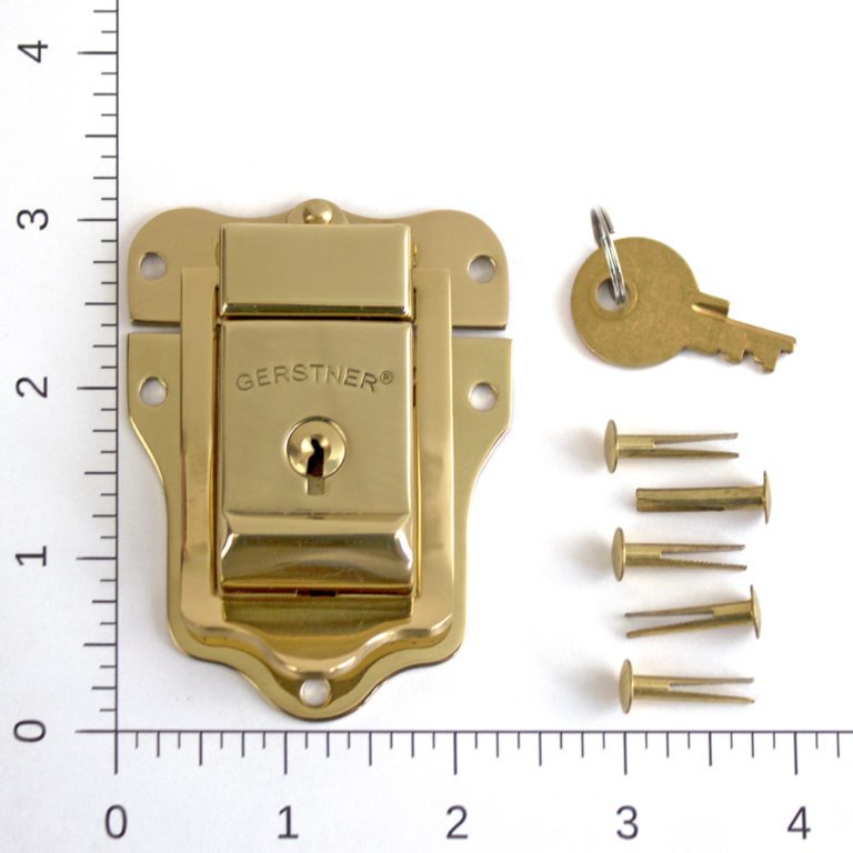 Polished Brass Lock | Authentic Restoration Parts | Gerstner