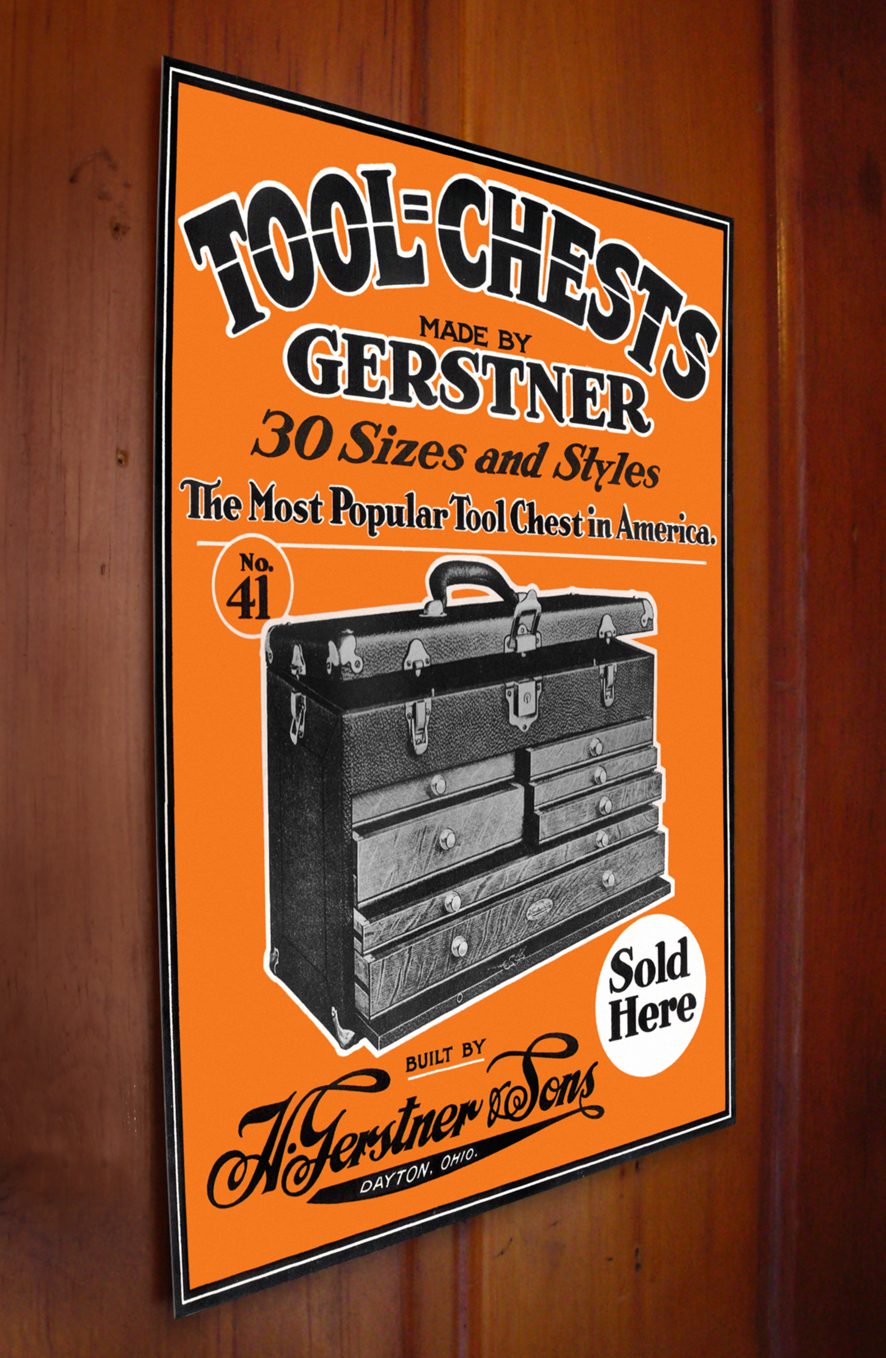 "No. 41 Sold Here" Metal Sign