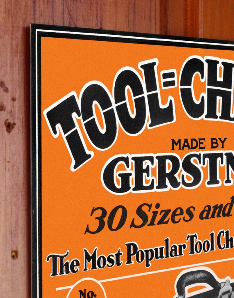 "No. 41 Sold Here" Metal Sign