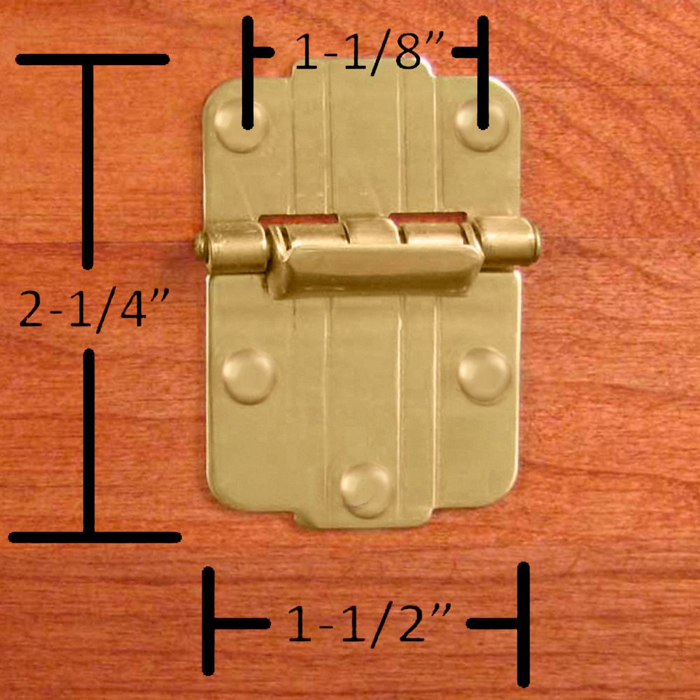 Polished Brass Hinge Shop Authentic Hardware Gerstner