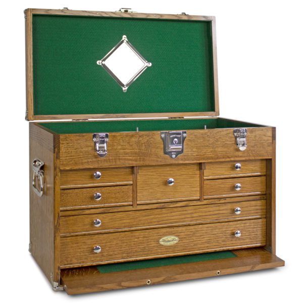 Gerstner - Classic Tool Chest & Base Set in Quarter Sawn Golden Oak