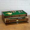 Dark Walnut B2104 with Tools and Collectibles Dark Walnut B2104 with Tools and Collectibles