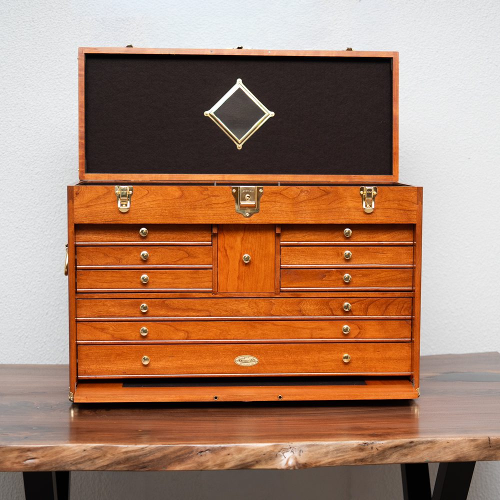 American Cherry 2610 open on table American Cherry 2610 open on table