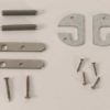 Part 1014 - Front Lid Pins, Lid Plates & Hinge Plates (1 pair)