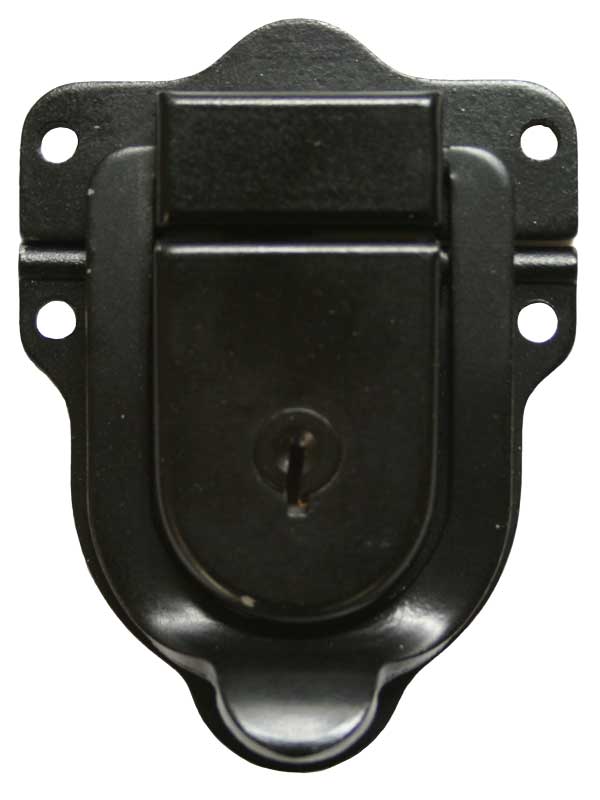 Part 1055 - Black Oxide Chest Lock (with Nickel Rivets)