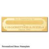 Personalized Brass Nameplate