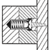 stop-trac line drawing of stop and screw stop-trac line drawing of stop and screw