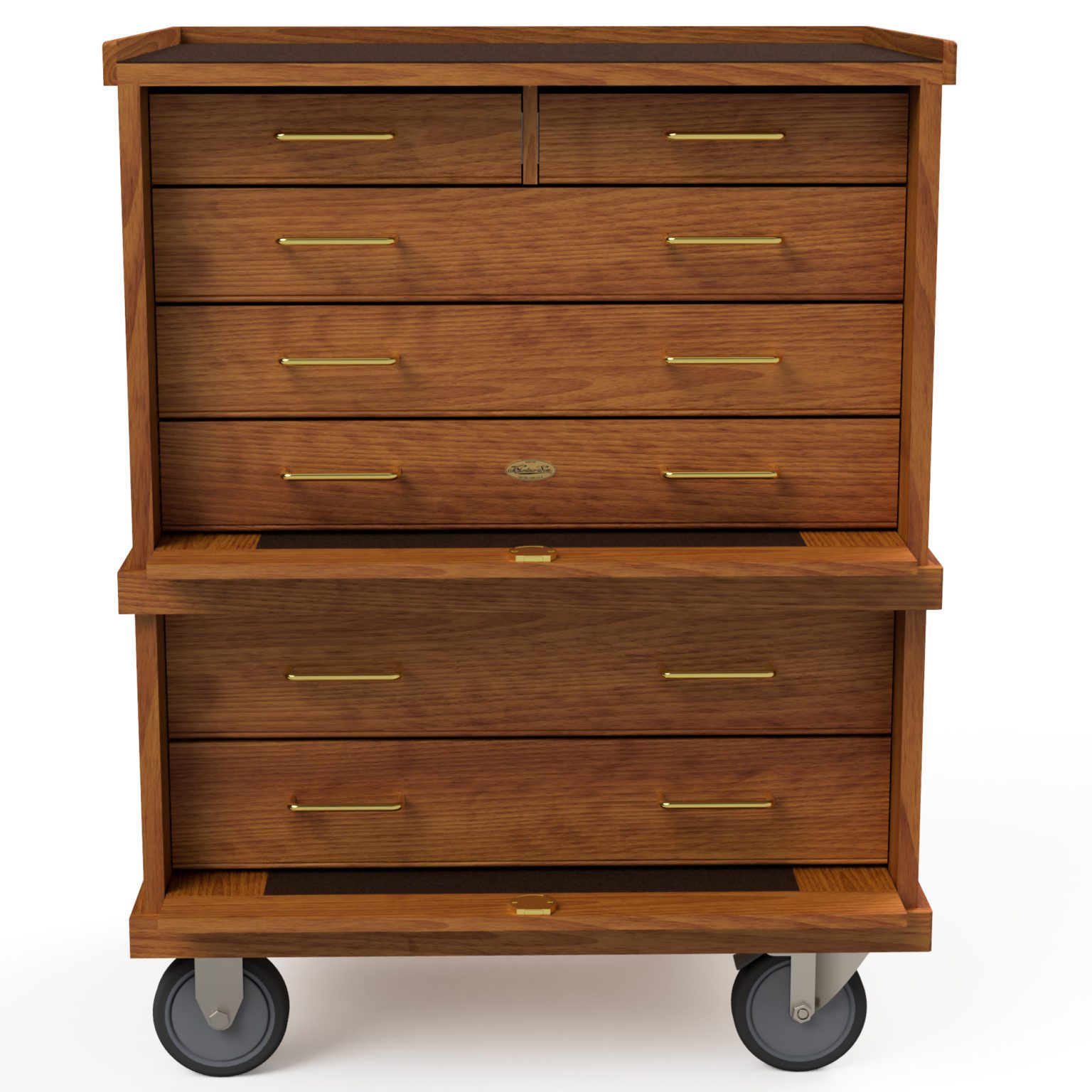 R3007 ProSeries Roller Wood Tool Chests Gerstner