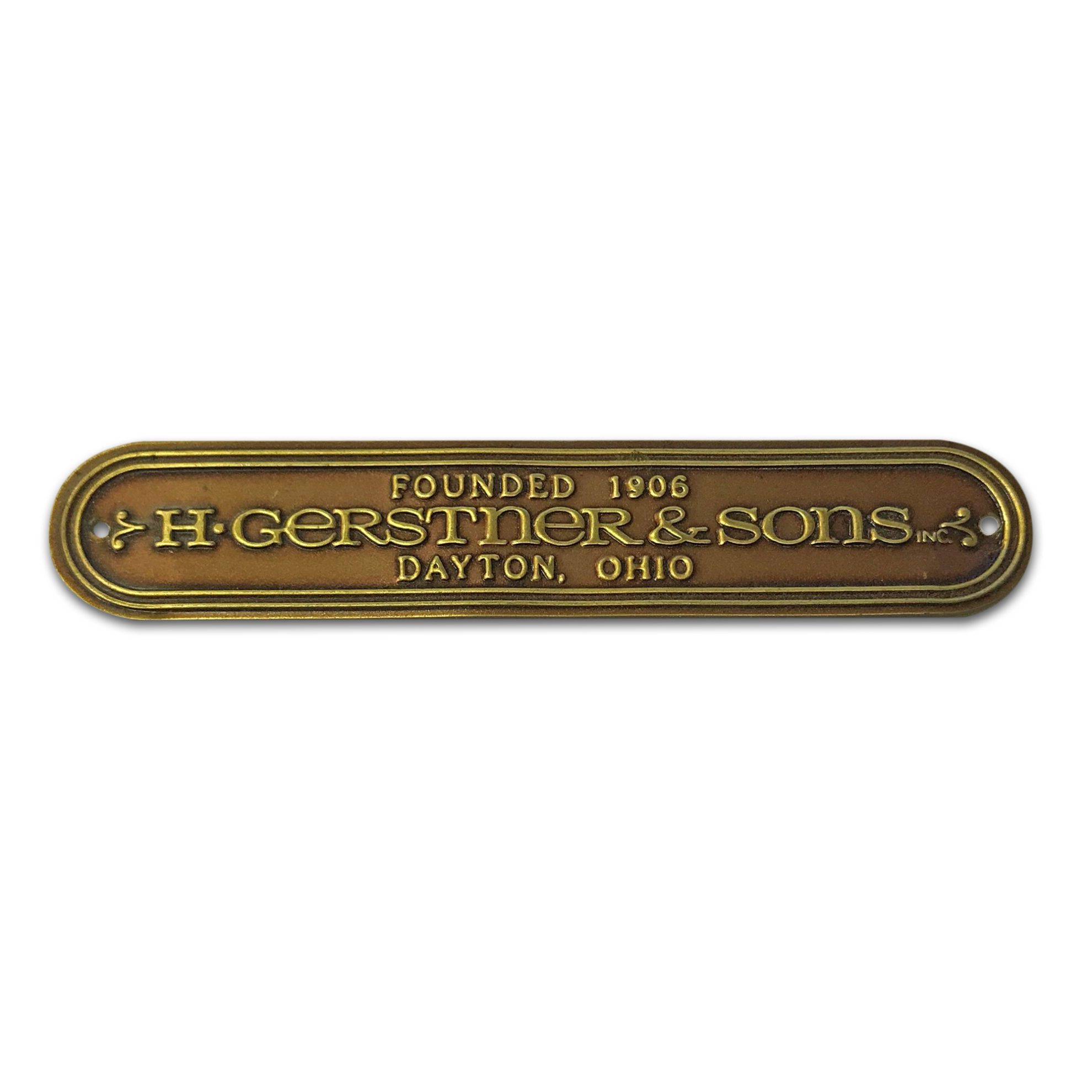 Copper-tinted Drawer Label | Shop Original Vintage Parts | Gerstner