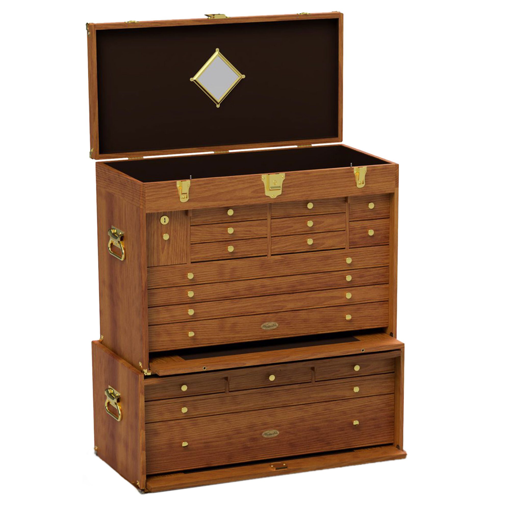 2613-B2705 Pro-Series 2-piece set | Wood Tool Chests | Gerstner