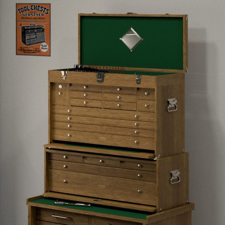 2613-B2705 Pro-Series 2-piece set | Wood Tool Chests | Gerstner