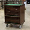Gerstner R3007 Roller Cabinet in Dark Walnut