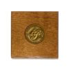 Golden Oak Coaster with 100th Anniversary Medallion