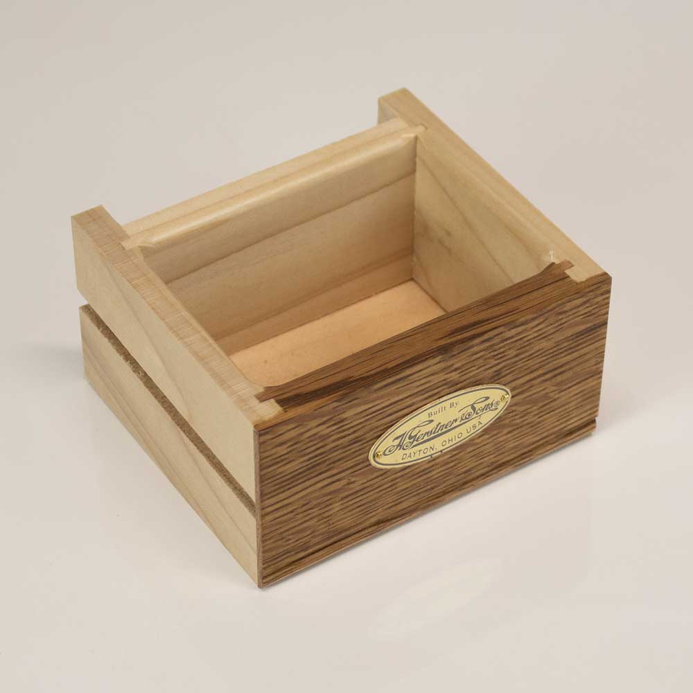 Golden Oak Coaster Holder