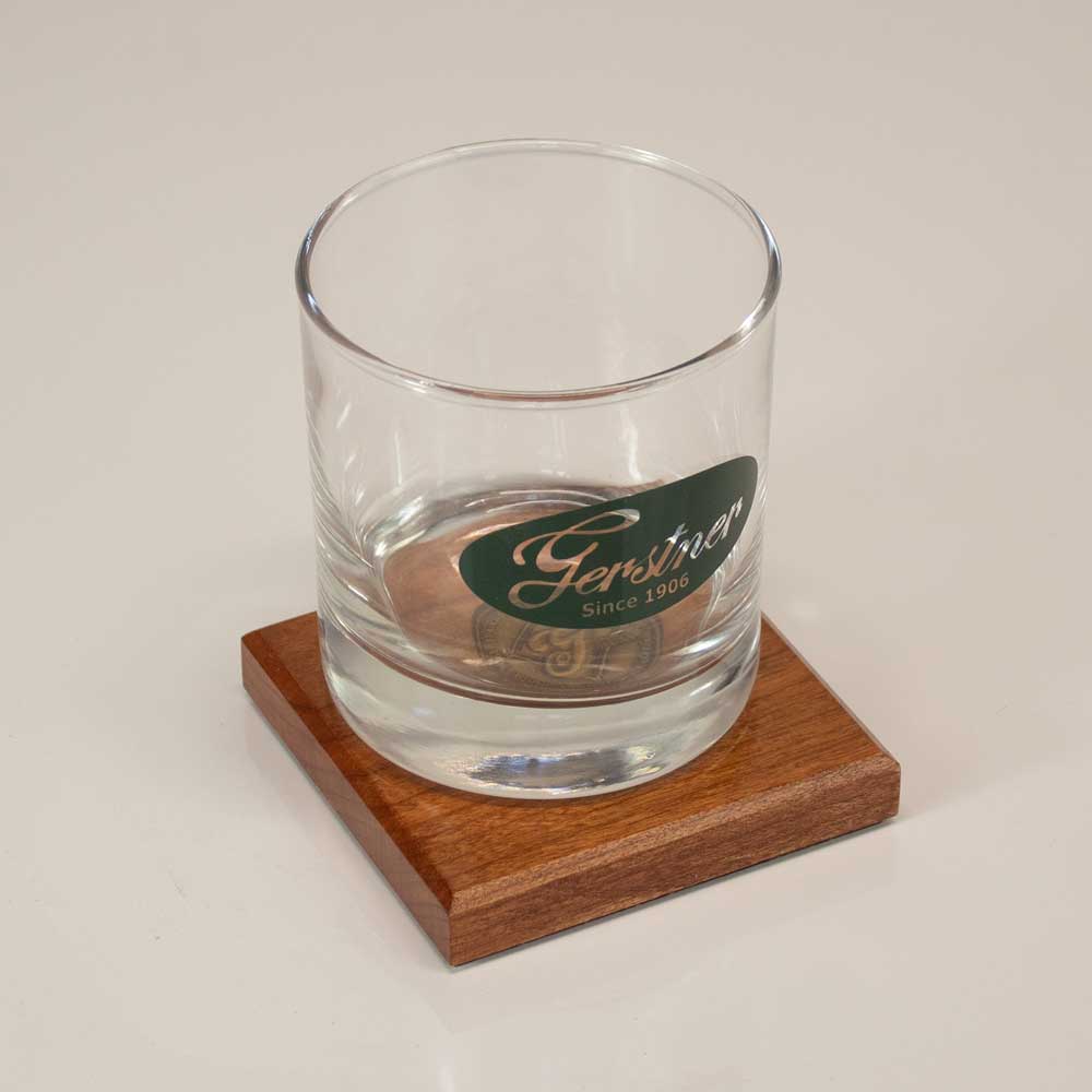 Cherry Coaster with Glass