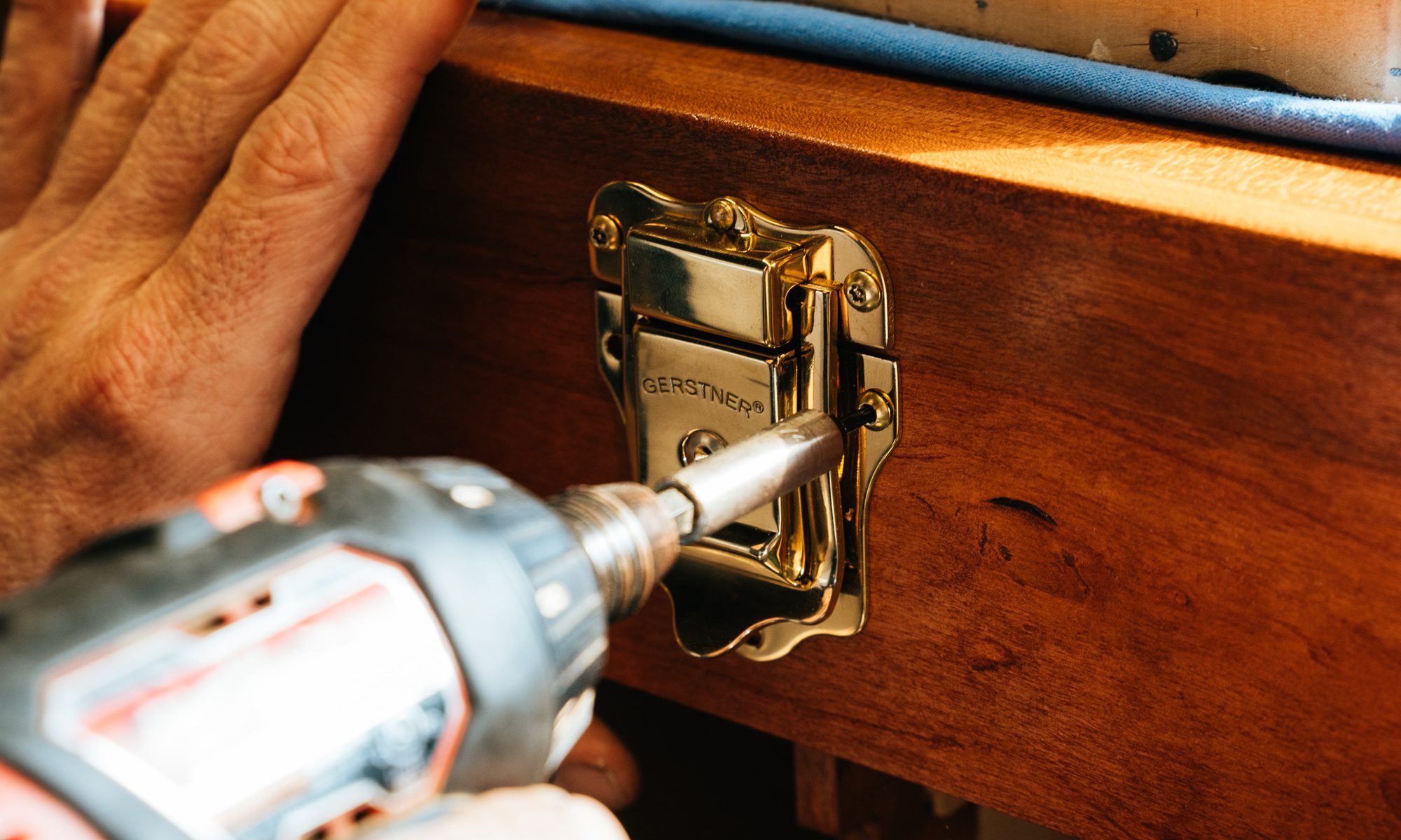 Precision installation and alignment of Gerstner chest hardware