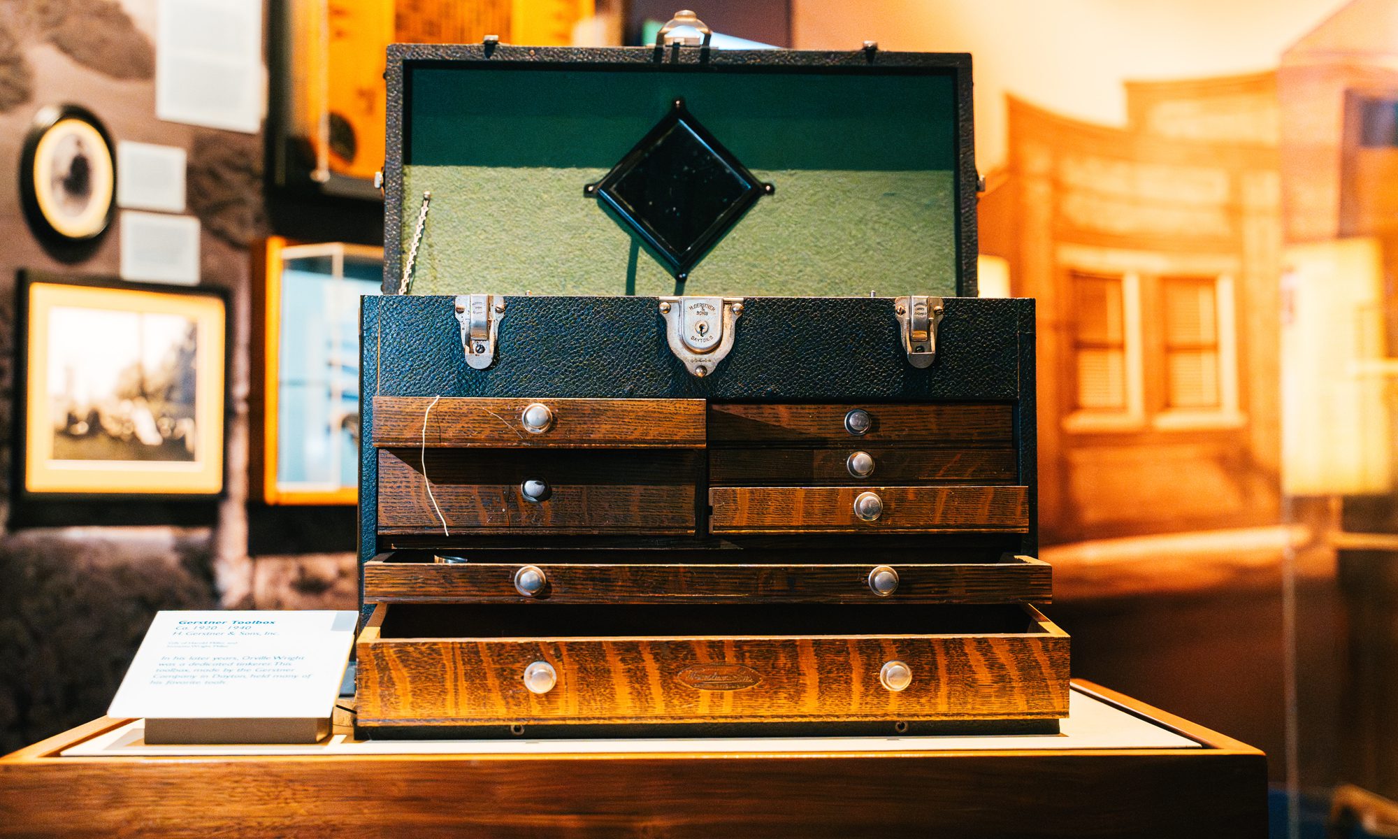 Orville Wright's Gerstner wood tool chest