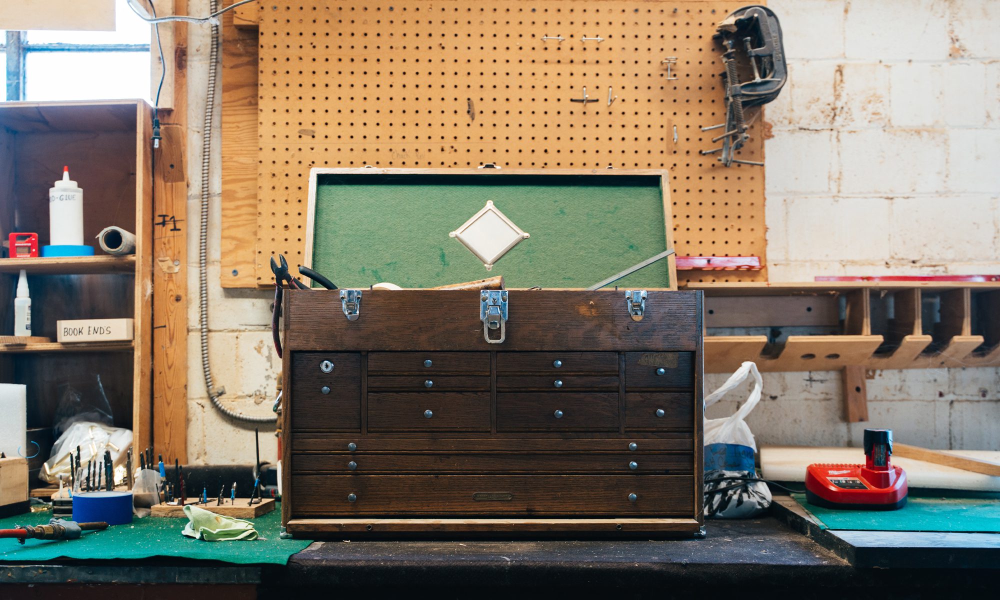 Gerstner wood tool chest built for daily use