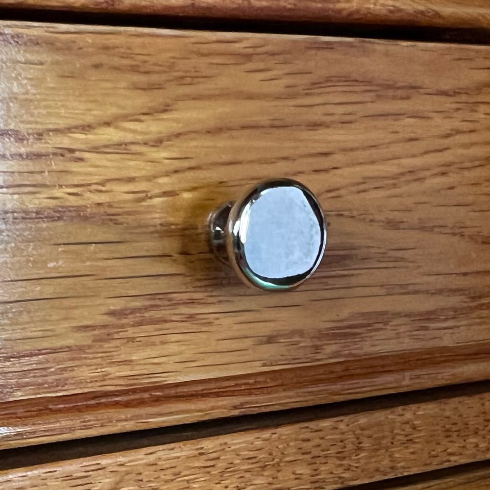 part 1258 chrome drawer knob on drawer part 1258 chrome drawer knob on drawer