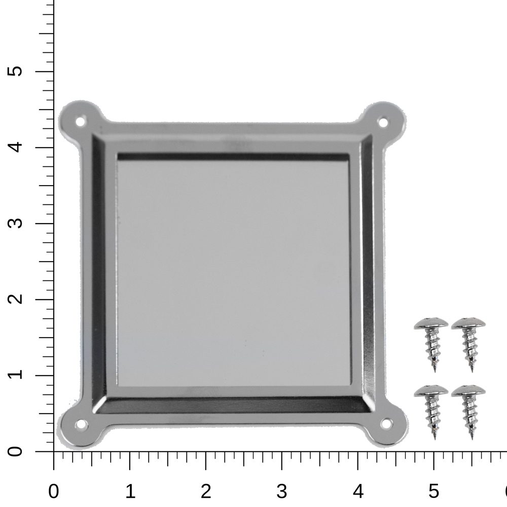 part 1259 chrome mirror and mirror frame with screws