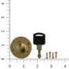 part 1285 brass base lock with screws