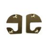 part 1287 brass front lid hinge plates