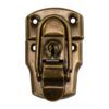 part 1291 antique brass surface mounted chest lock