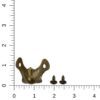 part 1293 antique brass 2-leg corner with screws part 1293 antique brass 2-leg corner with screws
