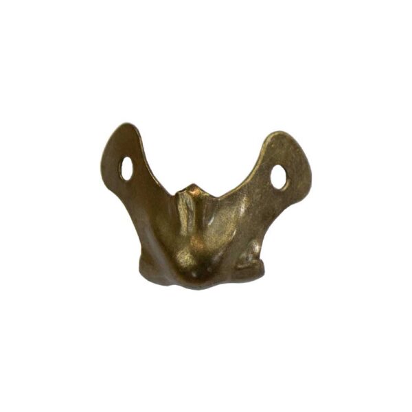 part 1293 antique brass 2-leg corner
