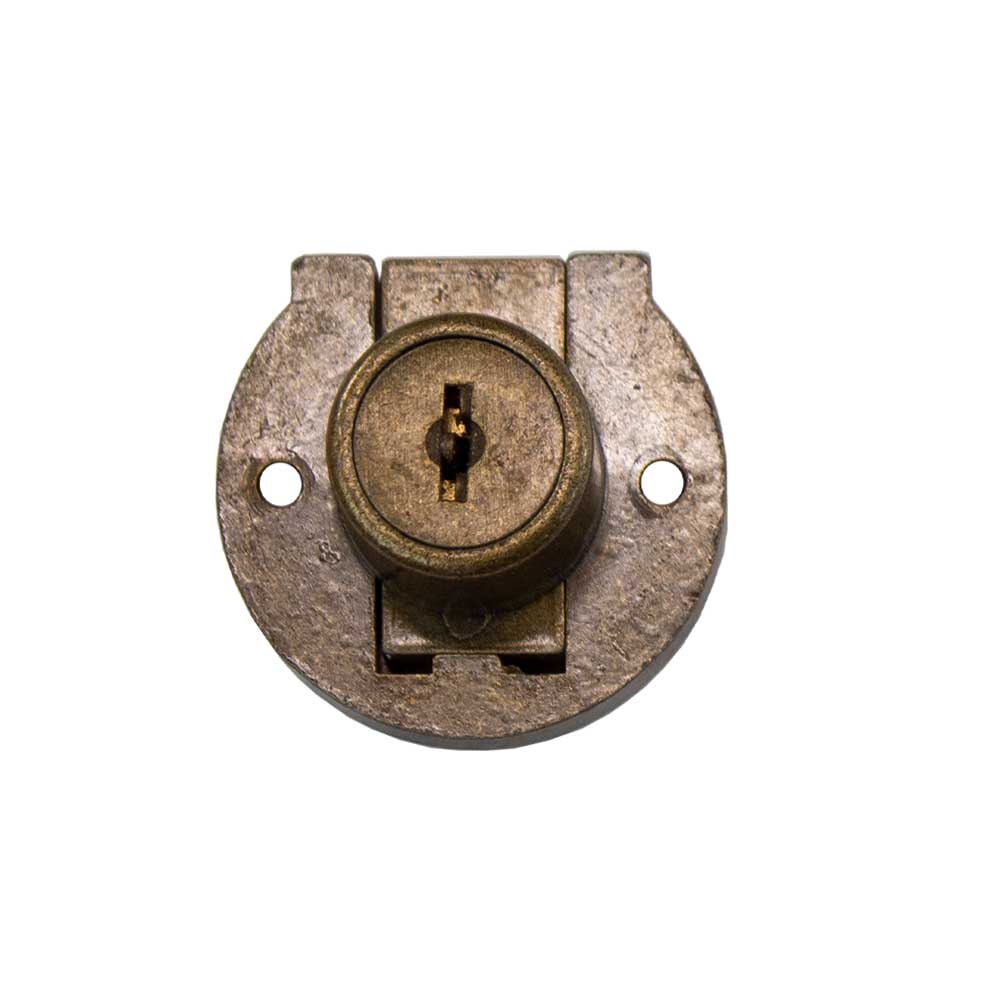 part 1295 antique brass base lock