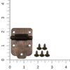 part 1296 antique brass hinge with screws part 1296 antique brass hinge with screws