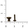 part 1297 antique brass drawer knob with machine screw part 1297 antique brass drawer knob with machine screw